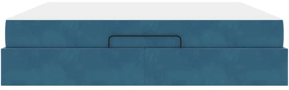 Lova Lovos rėmas su čiužiniu 2 vnt. Mėlyna Aksomas