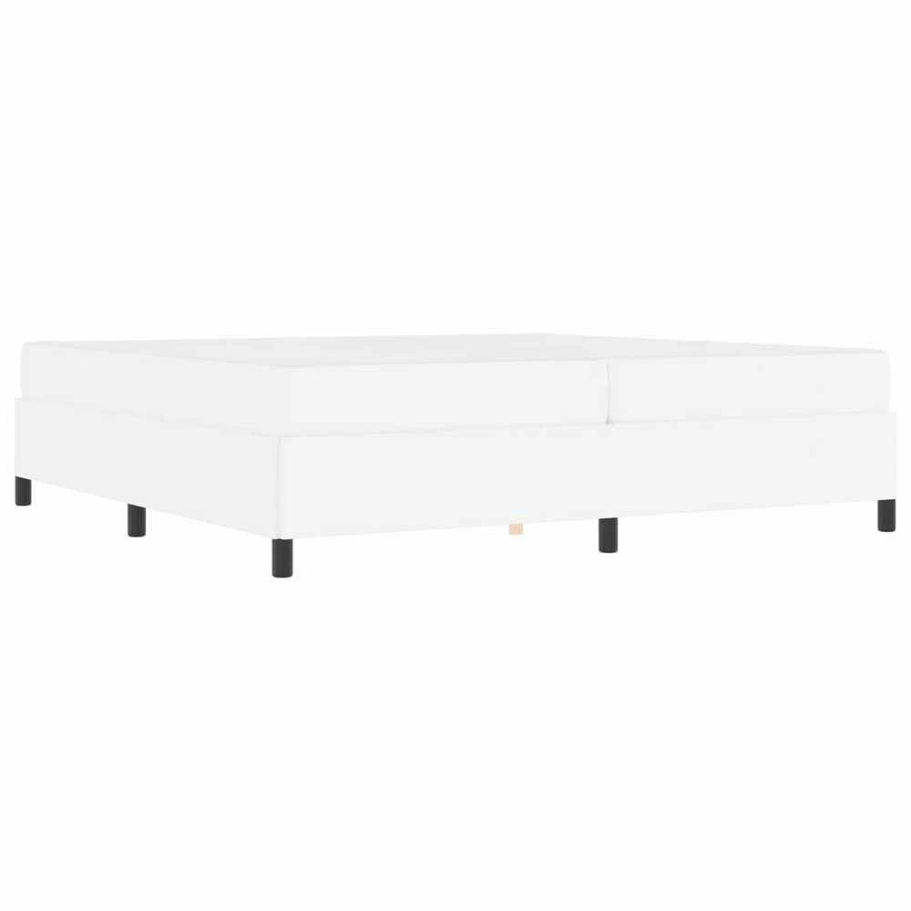 Lovos rėmas su čiužiniu Balta 200 x 200 cm audinys