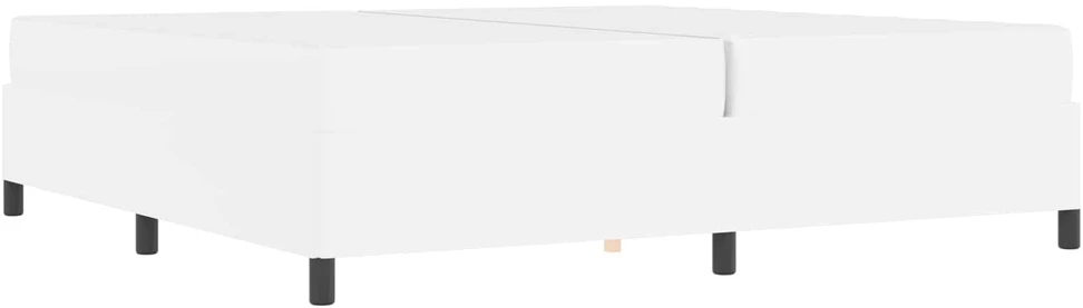 Lovos rėmas su čiužiniu Balta 200 x 200 cm audinys