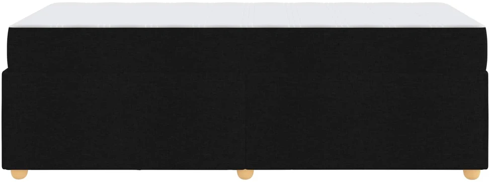 Lova Lovos rėmas su čiužiniu Juoda 100 x 200 cm audinys