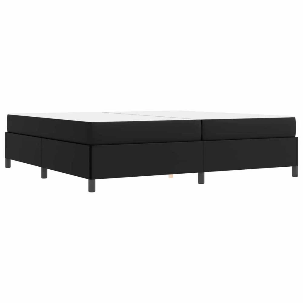 Lovos rėmas su čiužiniu Juoda 200 x 200 cm audinys