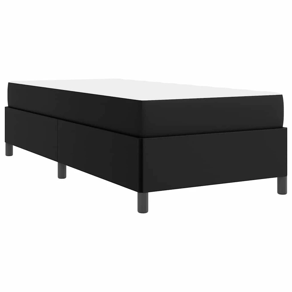 Lova Lovos rėmas su čiužiniu Juoda 80 x 200 cm audinys