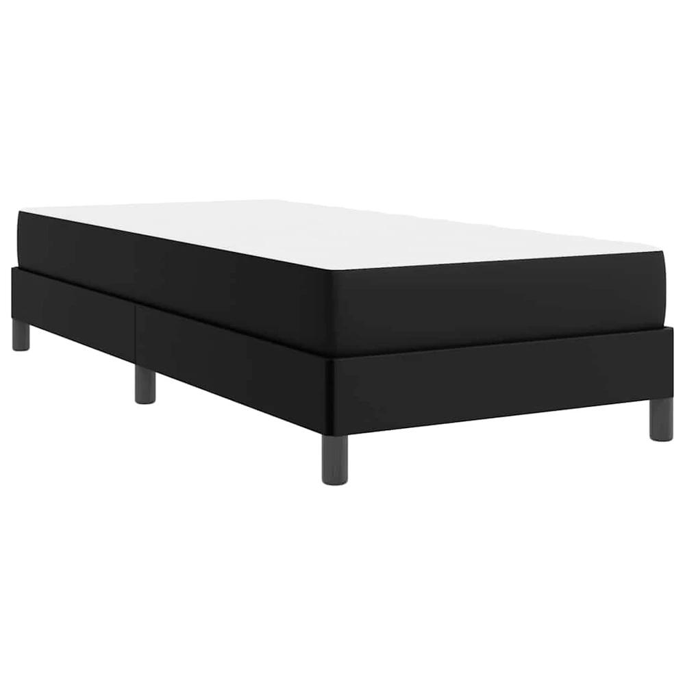 Lova Lovos rėmas su čiužiniu Juoda 90 x 190 cm audinys