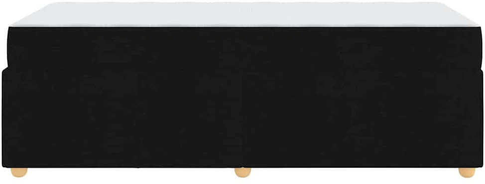 Lova Lovos rėmas su čiužiniu Juoda 90 x 200 cm audinys