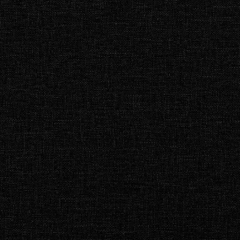 Lovos rėmas su čiužiniu Juoda 200 x 200 cm Audinys