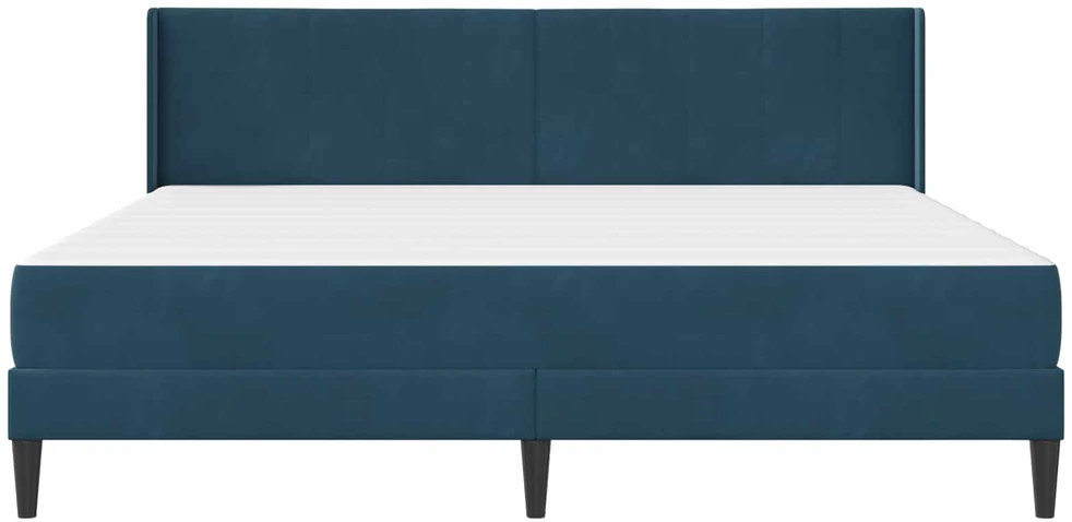 Lovos rėmas su čiužiniu Mėlyna 200 x 200 cm Aksomas