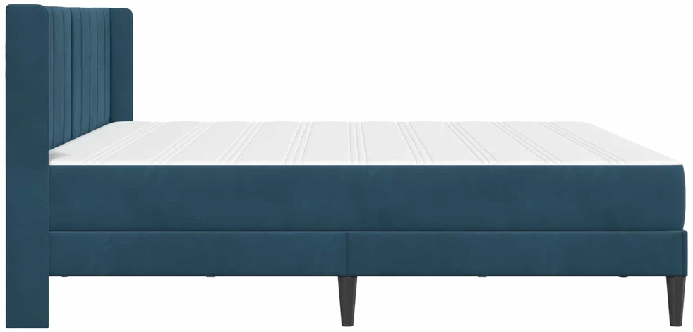 Lovos rėmas su čiužiniu Mėlyna 200 x 200 cm Aksomas