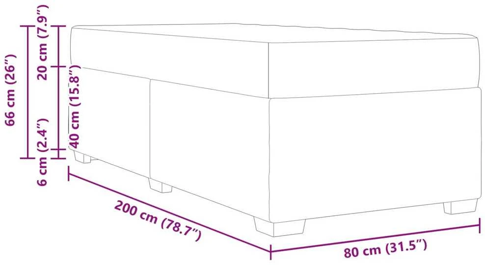 Lova Lovos rėmas su čiužiniu Mėlyna 80 x 200 cm audinys