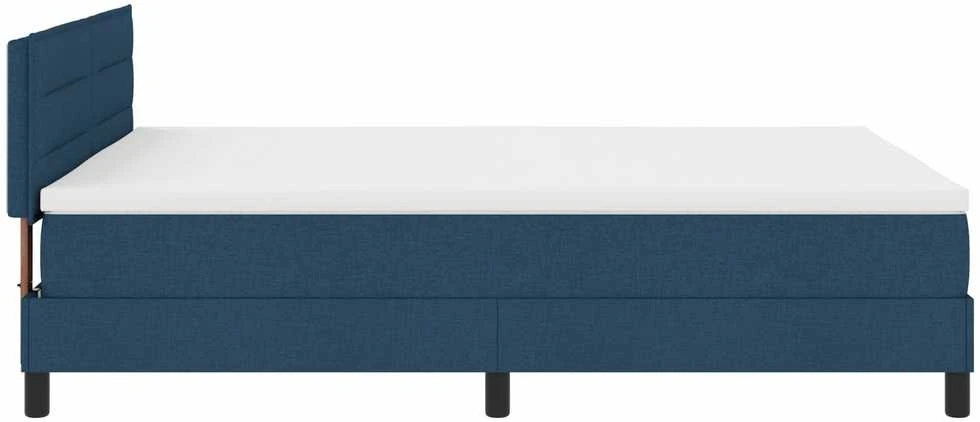 Kiemas lova su LED juostelėmis Mėlyna 140 x 190 cm audinys