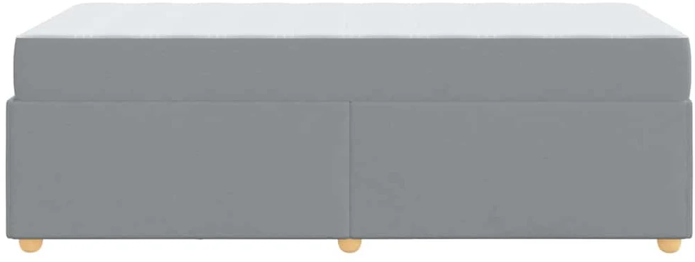 Lova Lovos rėmas su čiužiniu Šviesiai pilka 80 x 200 cm audinys