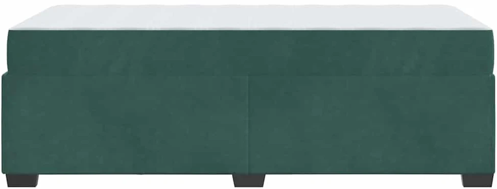Lova Lovos rėmas su čiužiniu Tamsiai žalia 80 x 200 cm audinys