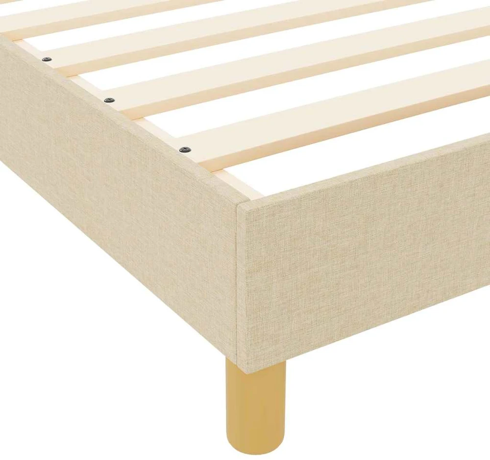 Lovos rėmas su galvūgalio Kreminė 200 x 200 cm audinys