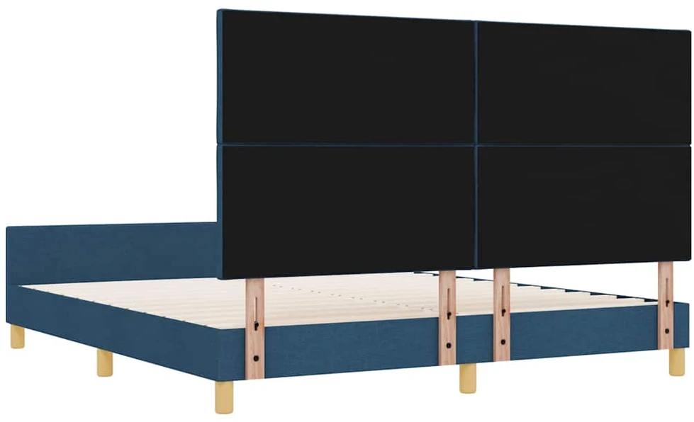 Lovos rėmas su galvūgalio Mėlyna 180 x 200 cm audinys