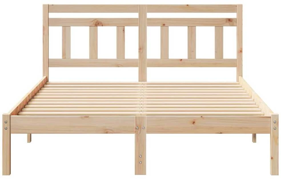 Lova Lovos rėmas Ruda 120 x 200 cm Kietos pušies mediena