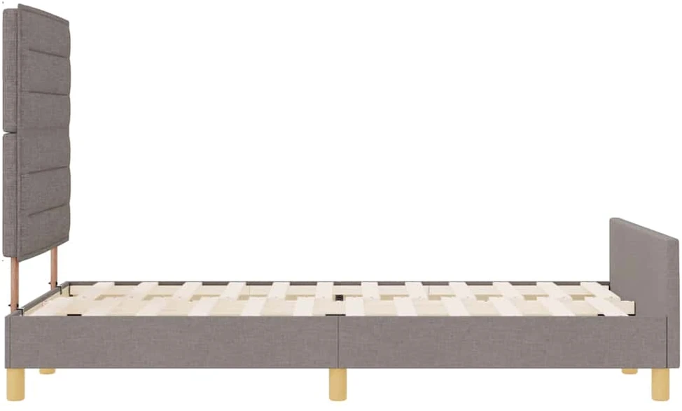 Lova Lovos rėmas su galvūgalio Tortora 120 x 200 cm audinys