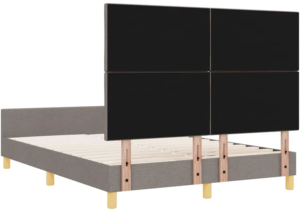 Lovos rėmas su galvūgalio Tortora 140 x 190 cm audinys