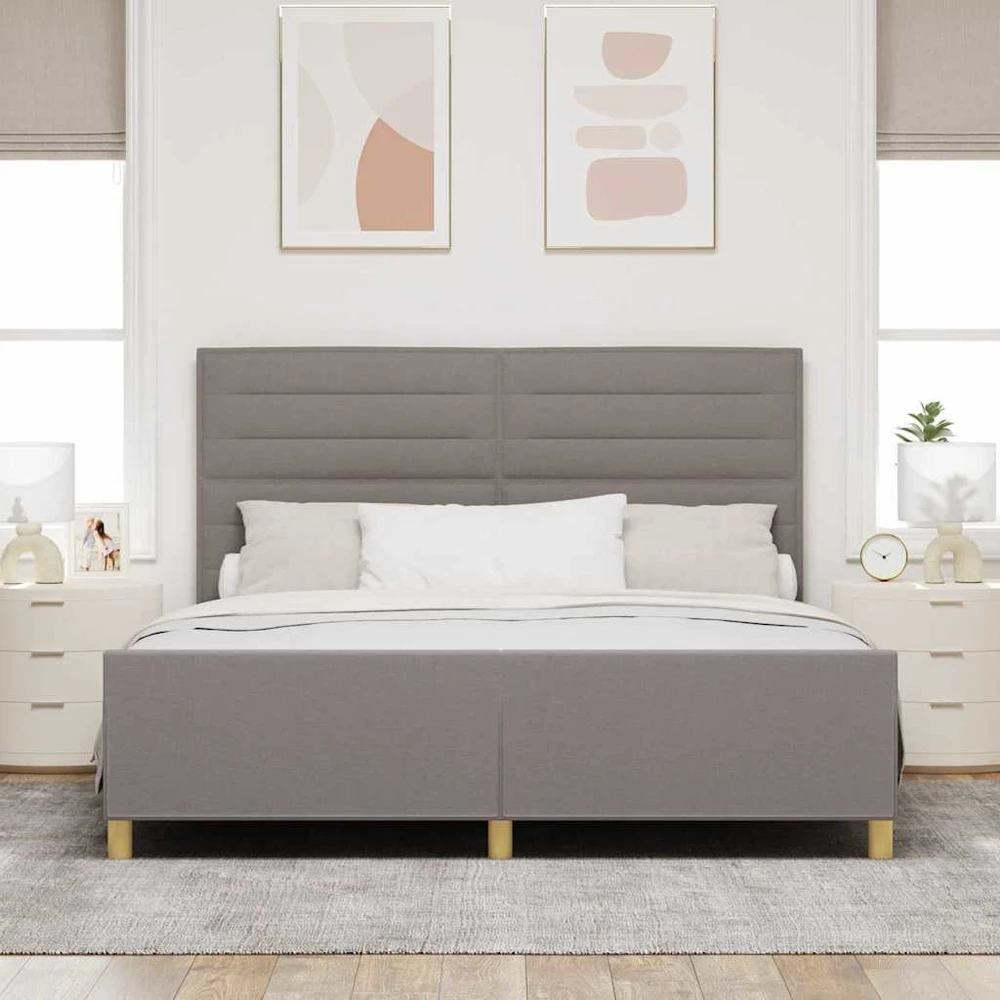 Lovos rėmas su galvūgalio Tortora 180 x 200 cm audinys