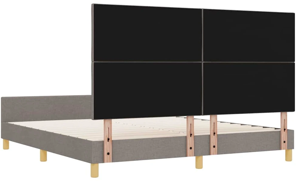 Lovos rėmas su galvūgalio Tortora 180 x 200 cm audinys
