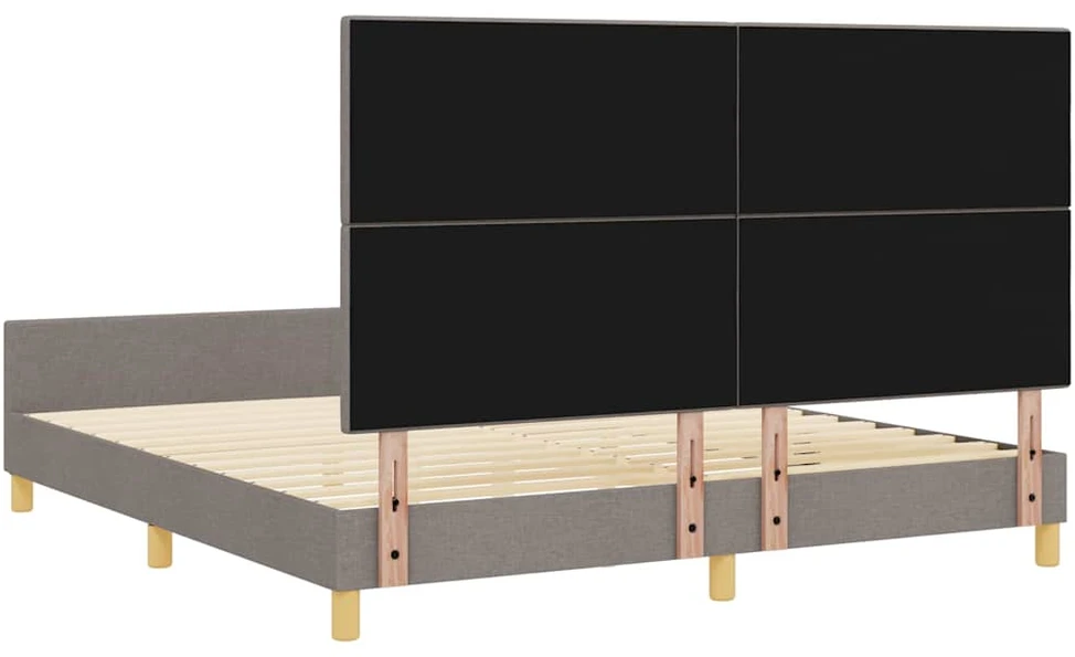 Lovos rėmas su galvūgalio Tortora 180 x 200 cm audinys