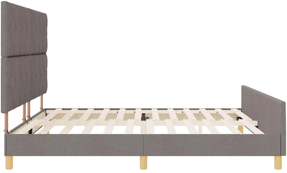 Lovos rėmas su galvūgalio Tortora 200 x 200 cm audinys