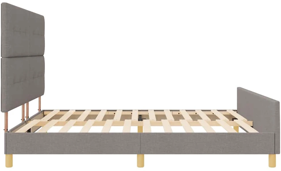 Lovos rėmas su galvūgalio Tortora 200 x 200 cm audinys