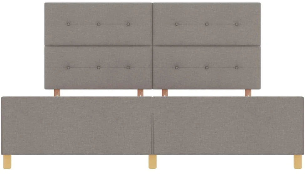 Lovos rėmas su galvūgalio Tortora 200 x 200 cm audinys