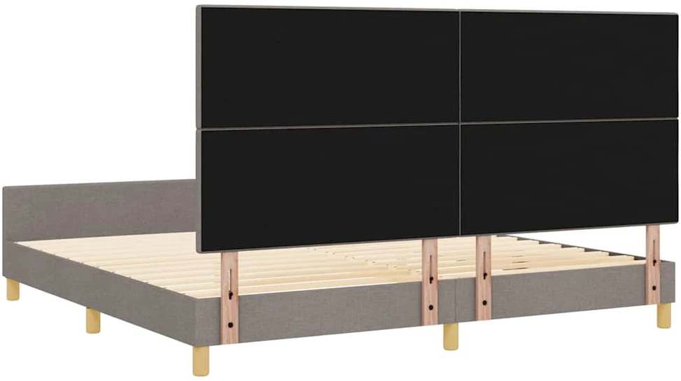 Lovos rėmas su galvūgalio Tortora 200 x 200 cm audinys