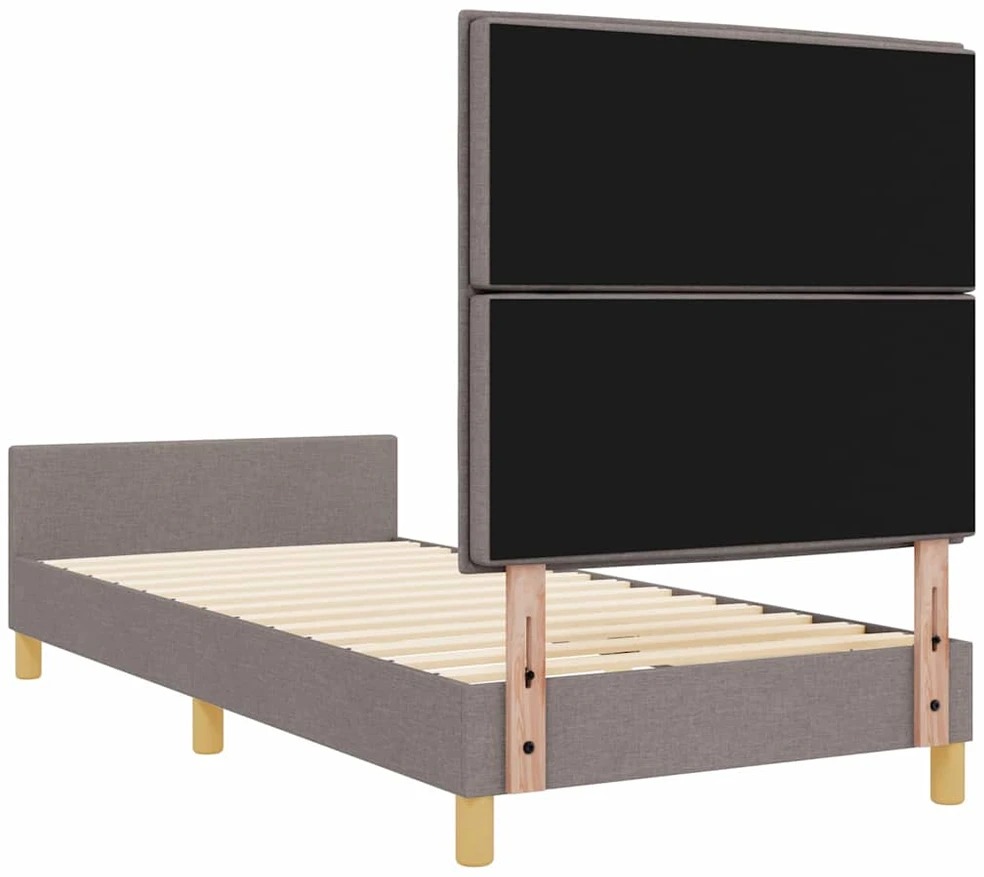 Lova Lovos rėmas su galvūgalio Tortora 90 x 190 cm audinys