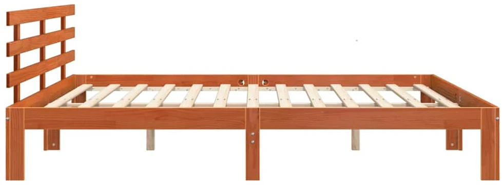 Lova Lovos rėmas su galvūgalio Vaško ruda 203.5 x 205.5 x 69.5 cm