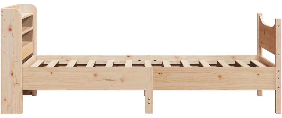 Lovos rėmas su galvūgaliu, 75x190cm, pušies medienos masyvas
