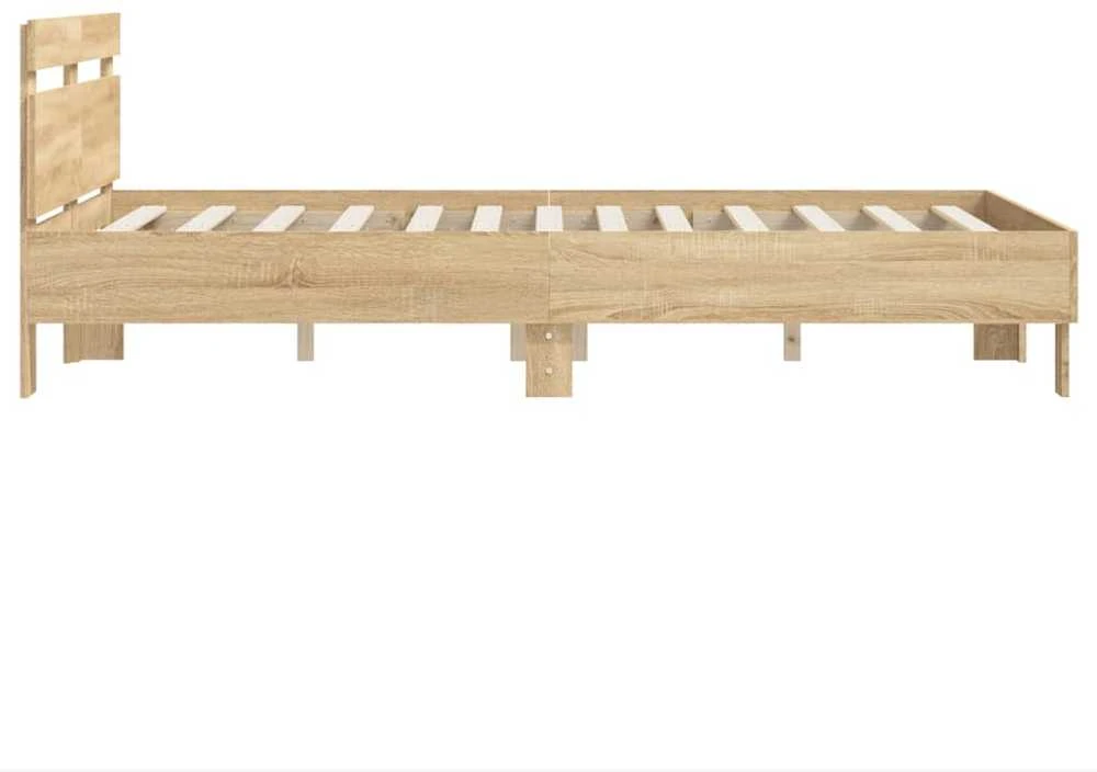 Lovos rėmas su galvūgaliu, ąžuolo, 120x200cm, apdirbta mediena