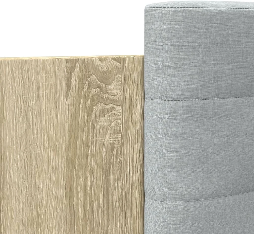 Lovos rėmas su galvūgaliu, ąžuolo, 150x200cm, apdirbta mediena