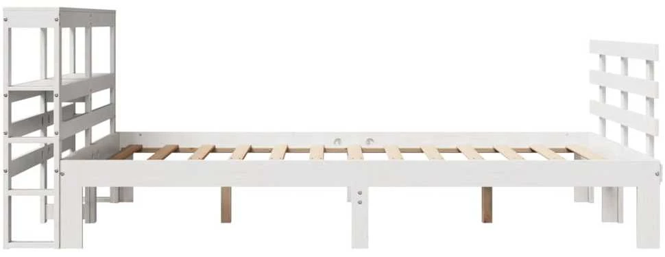 Lova Lovos rėmas su galvūgaliu, baltas, 135x190cm, pušies masyvas