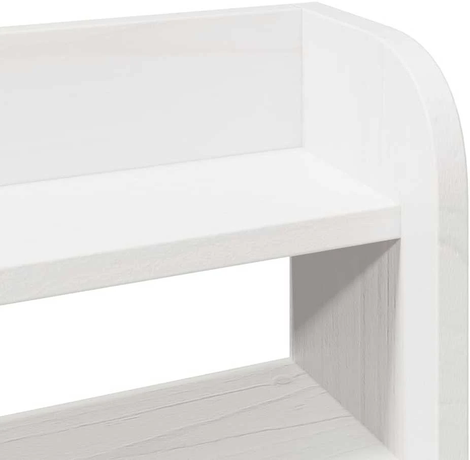 Lovos rėmas su galvūgaliu be čiužinio, baltas, 140x200cm