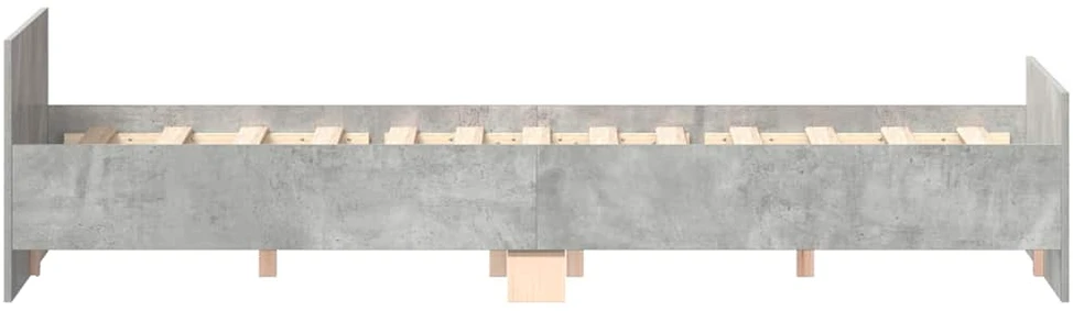 Lova Lovos rėmas su galvūgaliu ir kojūgaliu, betono, 135x190cm