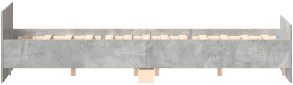 Lovos rėmas su galvūgaliu ir kojūgaliu, betono, 140x200cm