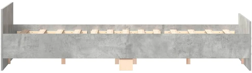 Lovos rėmas su galvūgaliu ir kojūgaliu, betono, 180x200cm