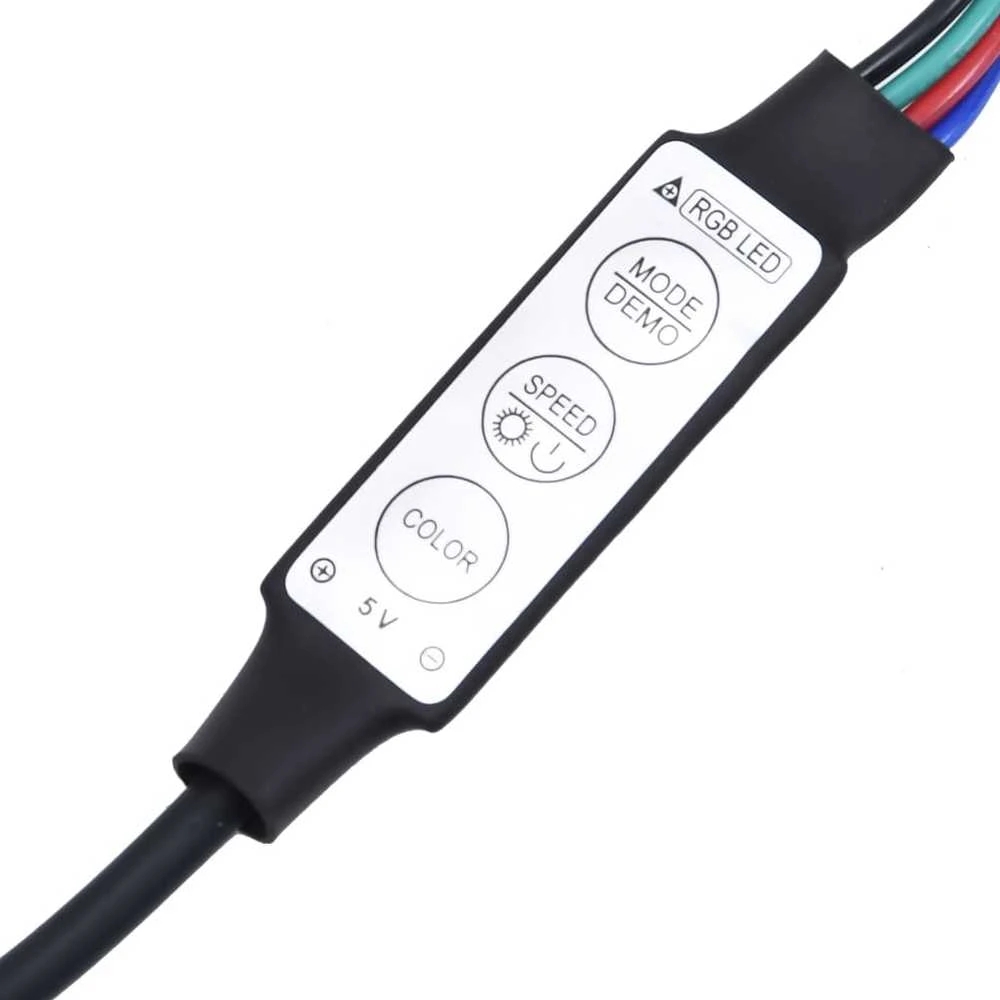 Lovos rėmas su galvūgaliu ir LED, betono pilkas, 200x200cm