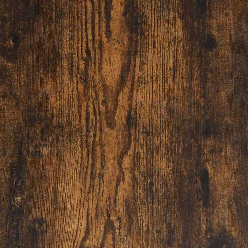 Lovos rėmas su galvūgaliu ir LED, dūminio ąžuolo, 150x200cm