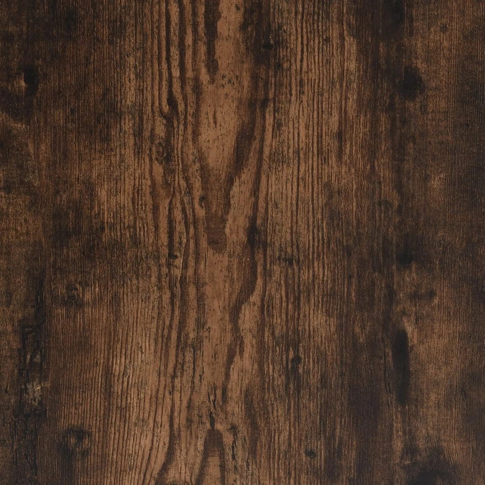 Lovos rėmas su galvūgaliu ir LED, dūminio ąžuolo, 150x200cm