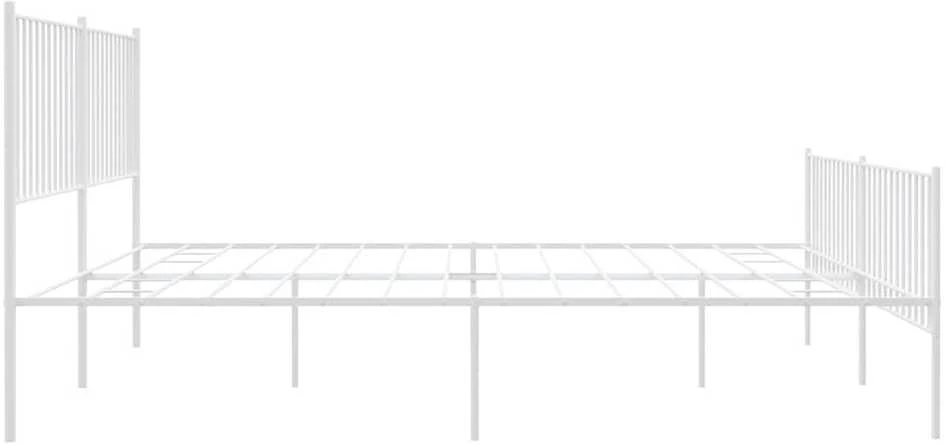 Lova Lovos rėmas su galvūgaliu/kojūgaliu, baltas, 183x213cm, metalas