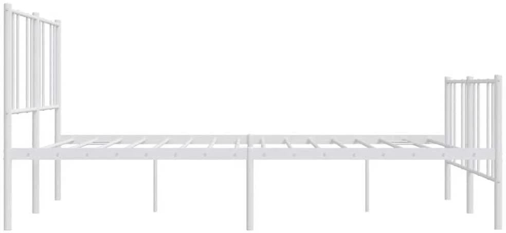 Lova Lovos rėmas su galvūgaliu/kojūgaliu, baltas, 183x213cm, metalas