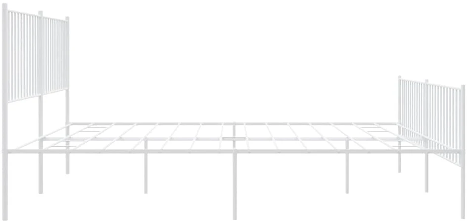 Lova Lovos rėmas su galvūgaliu/kojūgaliu, baltas, 183x213cm, metalas
