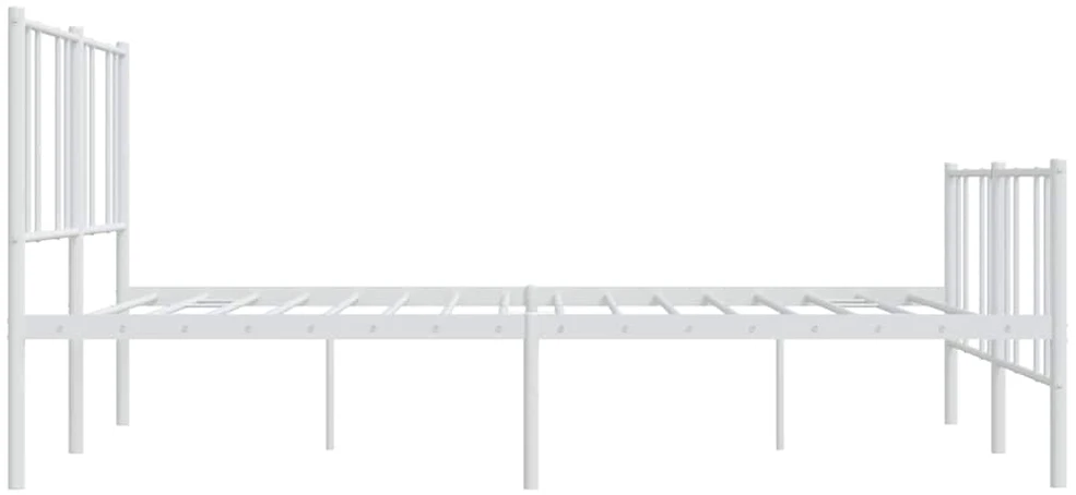 Lova Lovos rėmas su galvūgaliu/kojūgaliu, baltas, 183x213cm, metalas