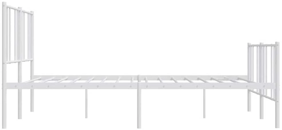 Lova Lovos rėmas su galvūgaliu/kojūgaliu, baltas, 193x203cm, metalas