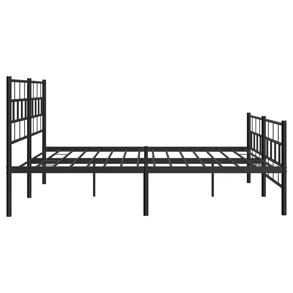 Lova Lovos rėmas su galvūgaliu/kojūgaliu, juodas, 193x203cm, metalas