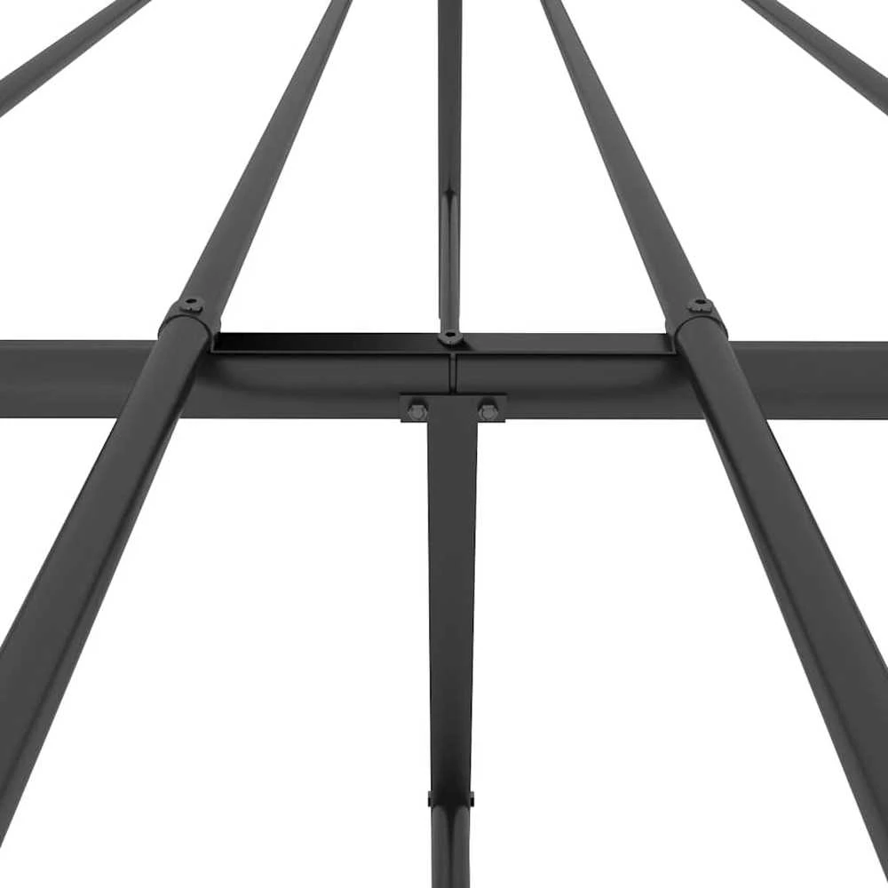 Lova Lovos rėmas su galvūgaliu/kojūgaliu, juodas, 183x213cm, metalas