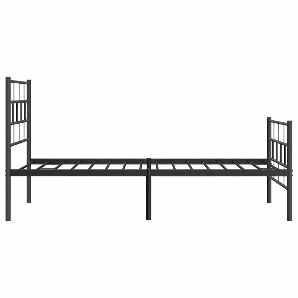Lova Lovos rėmas su galvūgaliu/kojūgaliu, juodas, 100x190cm, metalas