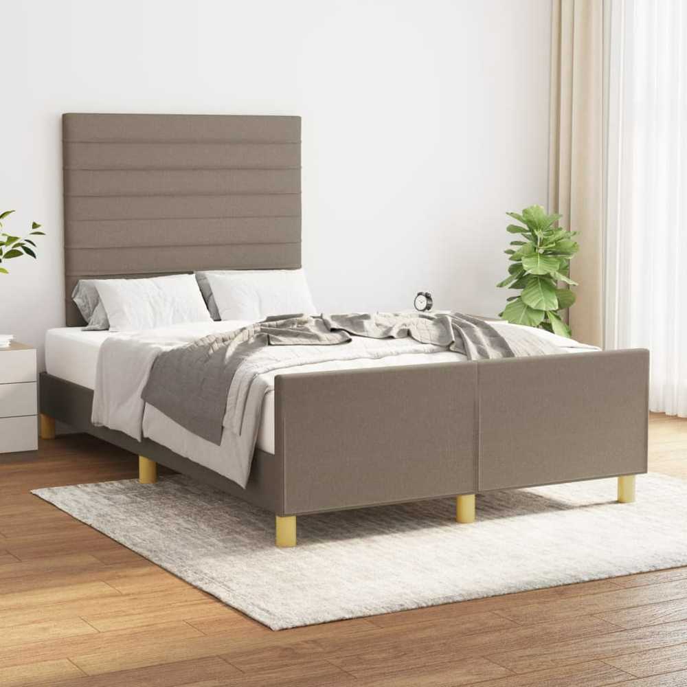 Lovos rėmas be čiužinio, taupe, 120x190cm, audinys