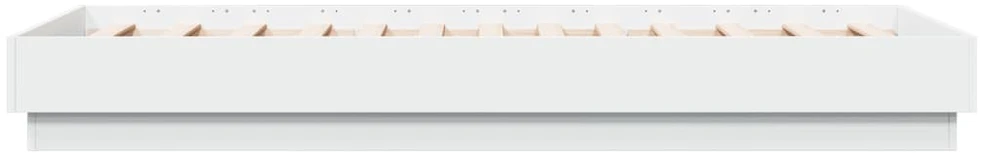 Lovos rėmas su LED lemputėmis, baltos spalvos, 75x190cm